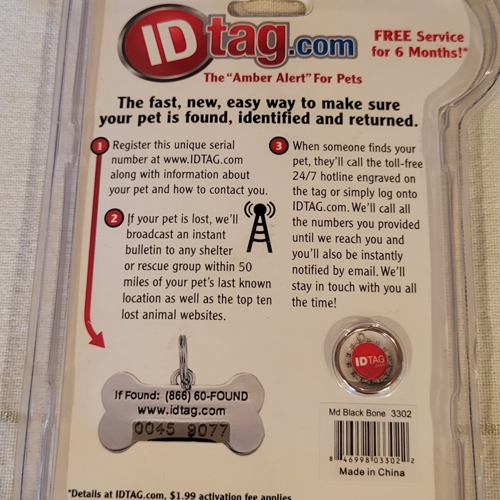 ❤️🐕  Host Pick 🐕❤️ IDtag.com Medium Dog Tag - Picture 6 of 6